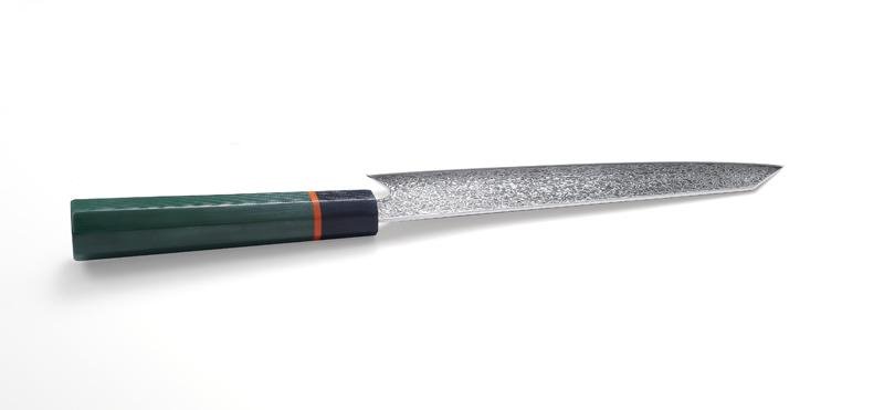 New Design Damascus chef knife with G10 handle 5