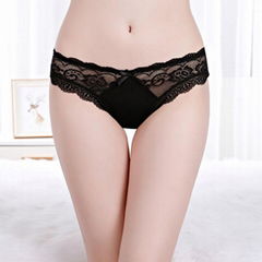 Underwear Manufacturer Hot Soft Sexy Black Ladies Underwear Panties