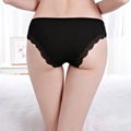 Underwear Manufacturer Hot Soft Sexy Black Ladies Underwear Panties 5