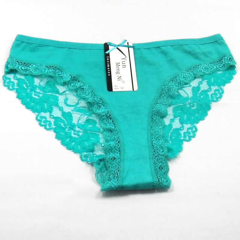 Yun Meng Ni Full Cotton Lace Transparent Image New Model Sexy Lady Panties Women 5