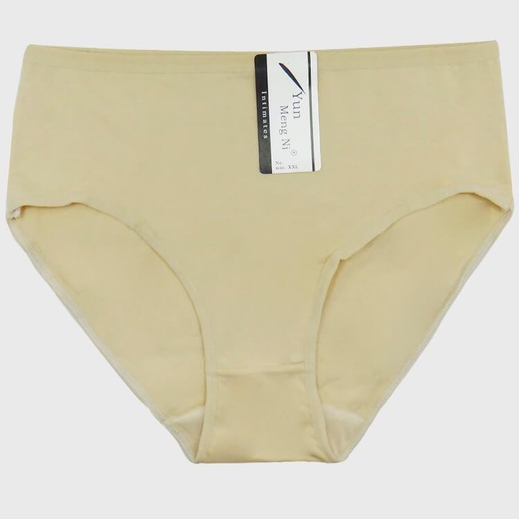 Popular Women Plus Size Cotton Panties Big yards Solid Pantie For Women High Wai 4