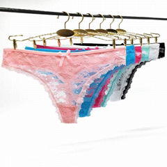 Yun Meng Ni Sexy Women Thongs Girls G-string Ladies Transparent Sexy Lace Thongs