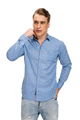 fashion slim fit mens Plaid shirts Casual Shirt 2