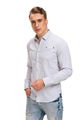 fashion slim fit mens Plaid shirts Casual Shirt 3