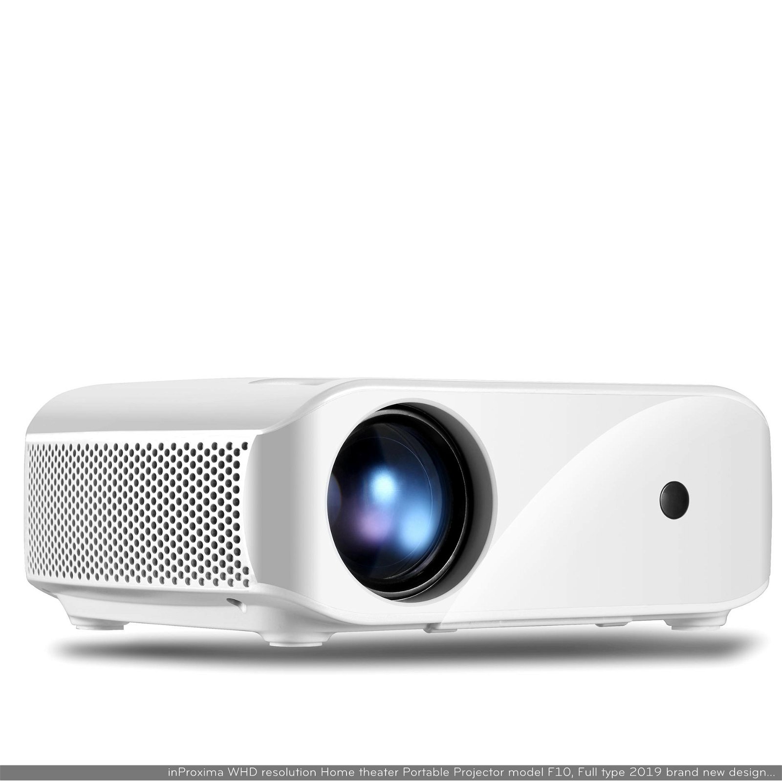 2019 VIVIBRIGHT new design model F10UP led mini projector WHD 1280x720P Portabl