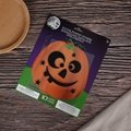  smiling faces glitter EVA stickers adhesive decorated Halloween's pumpkin