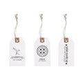  Craft paper gift  tags label hang kids with hemp rope 