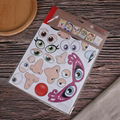 Customized Children DIY faces PVC Static Clings Sticker 