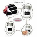 Removable jar label pvc chalkboard sticker chalk write note  5