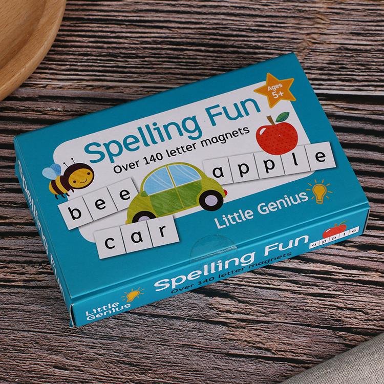 ABC 儿童diy学习和拼写游戏最佳字母磁铁冰箱乐趣冰箱贴益智 4