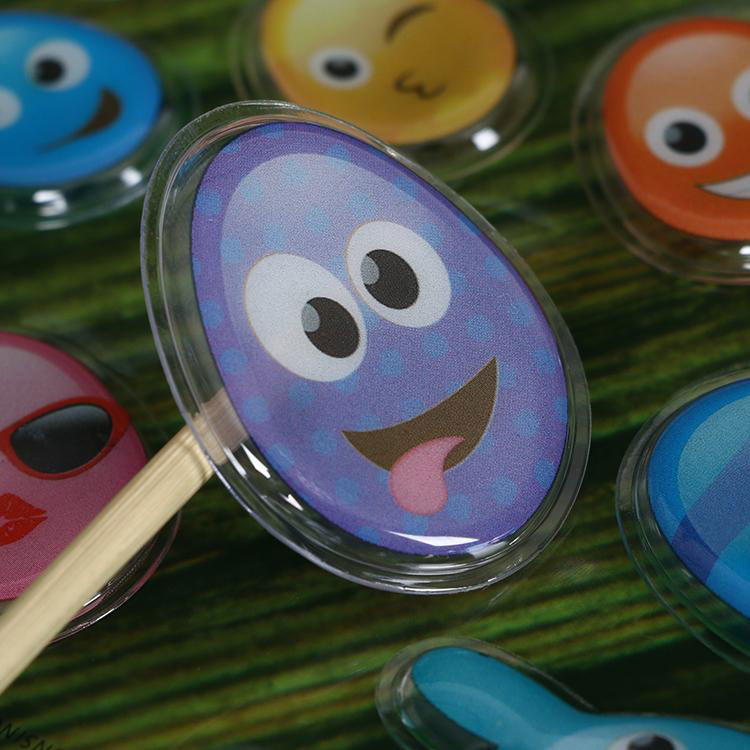 Eco Friendly Custom Design OEM for Kids 3D Bubble Eva Foam puffy sticker 2