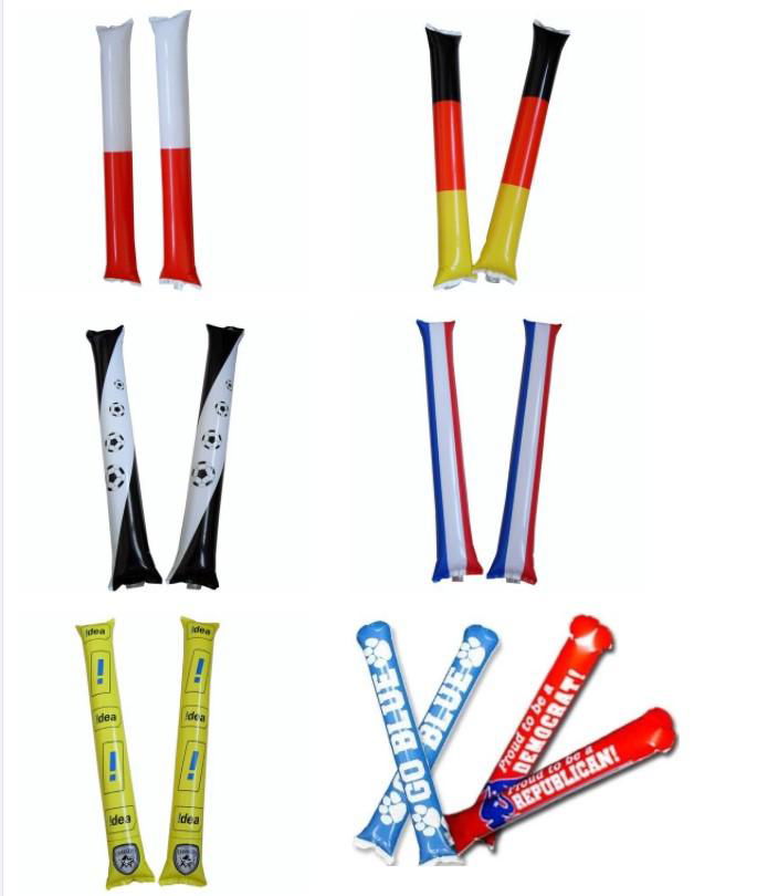 Promotional Cheering hand bang Inflatable Glow Sticks 5