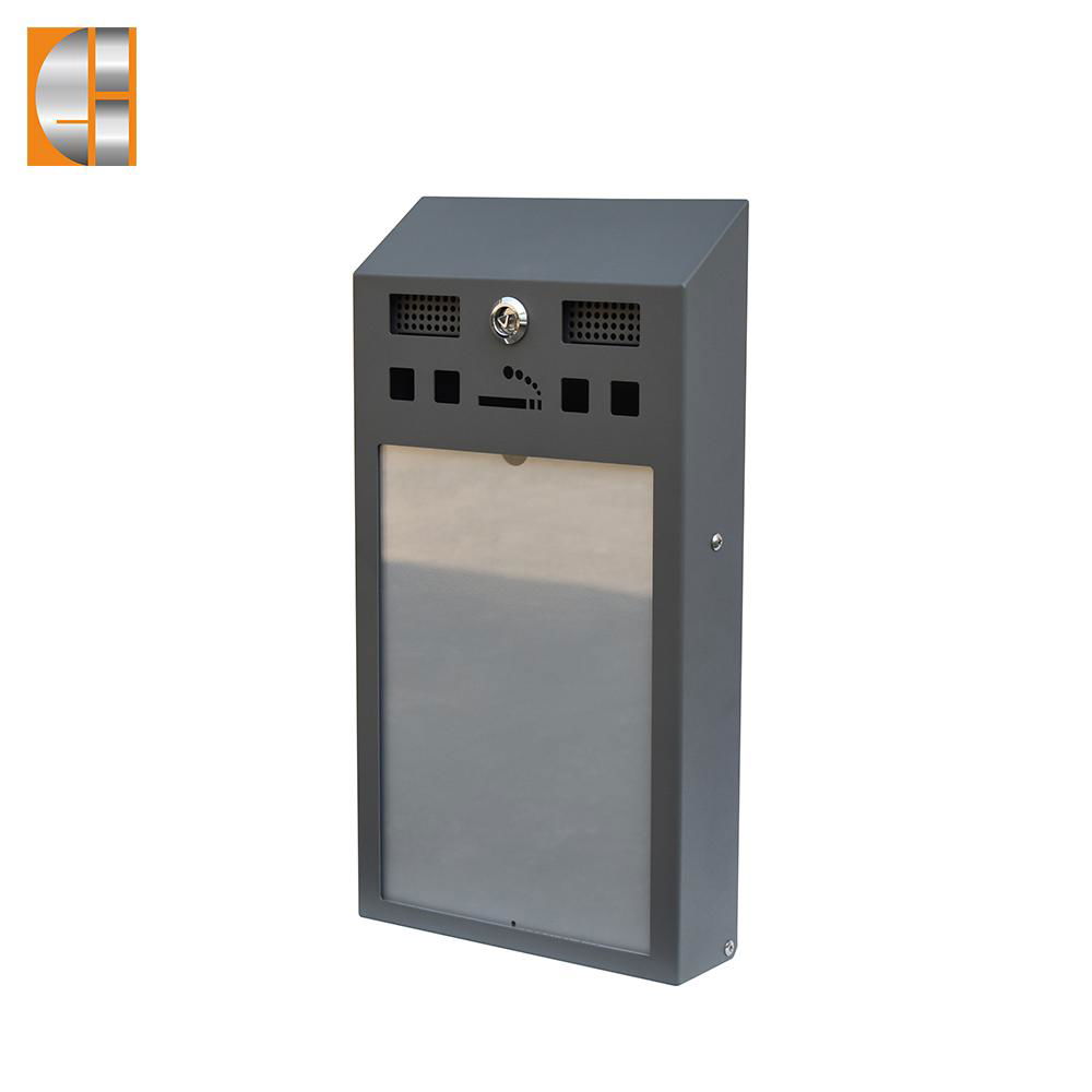 GH-C20 Outdoor stainless  steel cigarette bin 