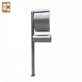 GH1314R1U2 waterprppf steel pillar mail box