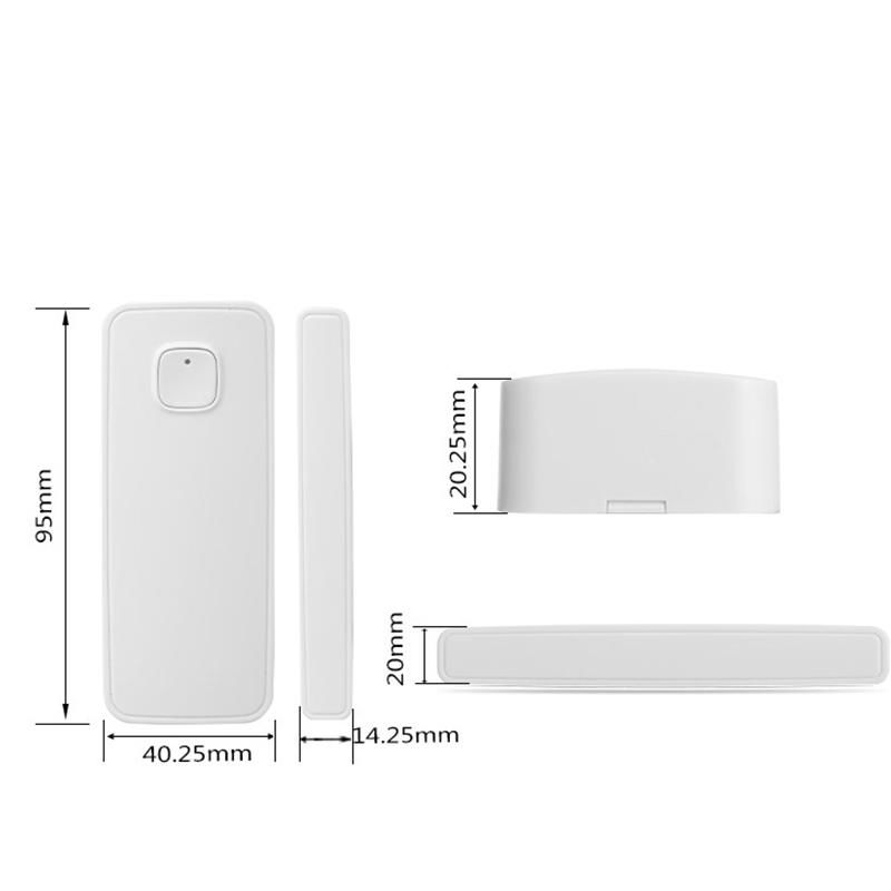 Tuya home security smart magnetic switch door sensor WiFi sensor alarm 5