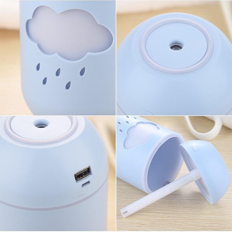 F003 Mini Desktop Humidifier with sleeping lights Cartoon clouds appearance 5