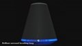 Portable wireless bluetooth party speaker with sound reactive light 2