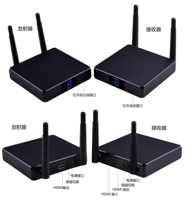 NEW 200M Wireless HDMI Extender Factory OEM 2