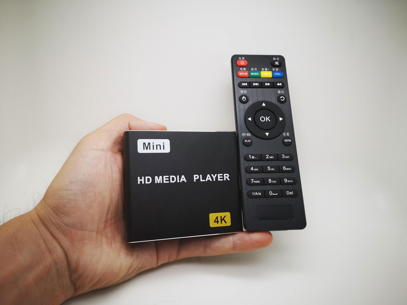 New Mini 4K HD Media Player HDMI AD player with USB/MiniSD JEDX-X1 4