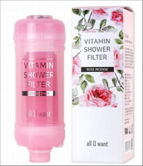 all U want Vitamin+Peptide shower filter - Rose