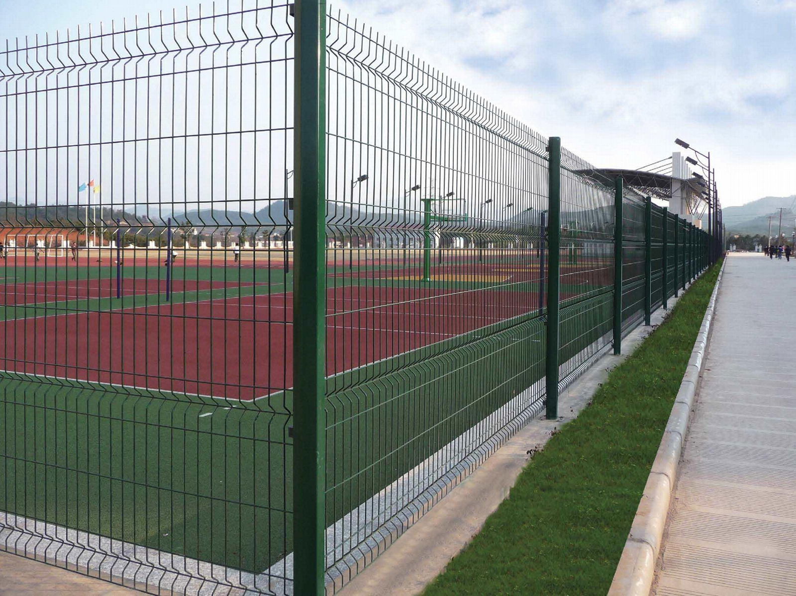 Welded Wire 3D Panel Fence for Security 2