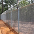 Durable hot galvanized steel security fence for industry 1