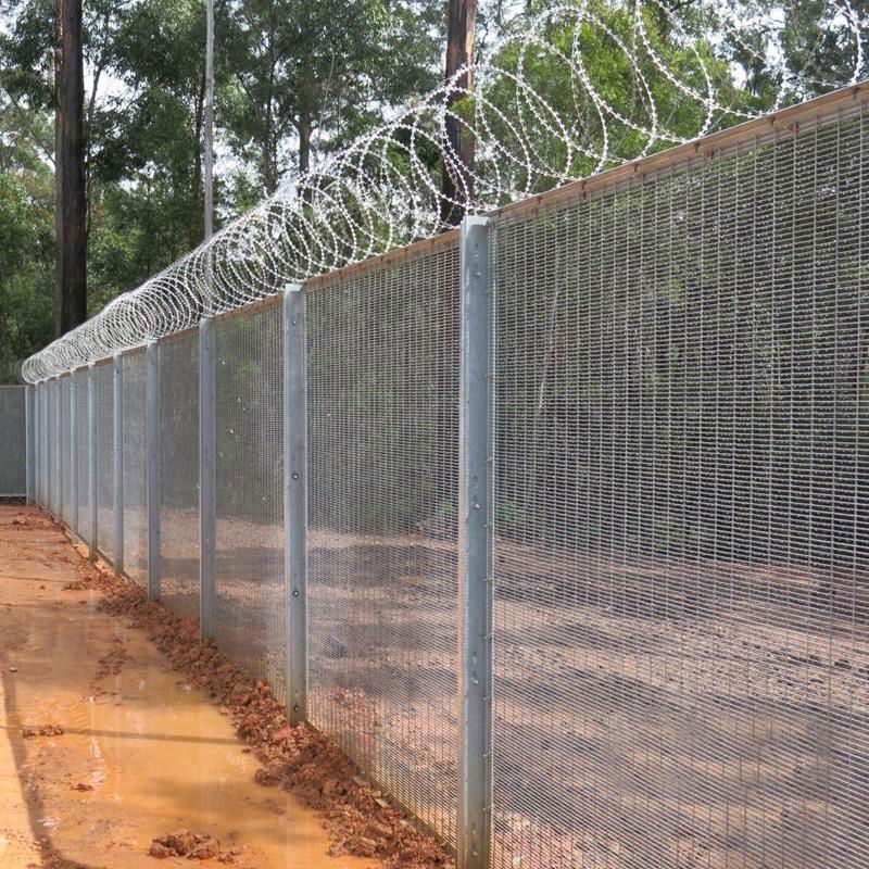 Wholesale 358 high security anti climb Y shaped airport fence 5