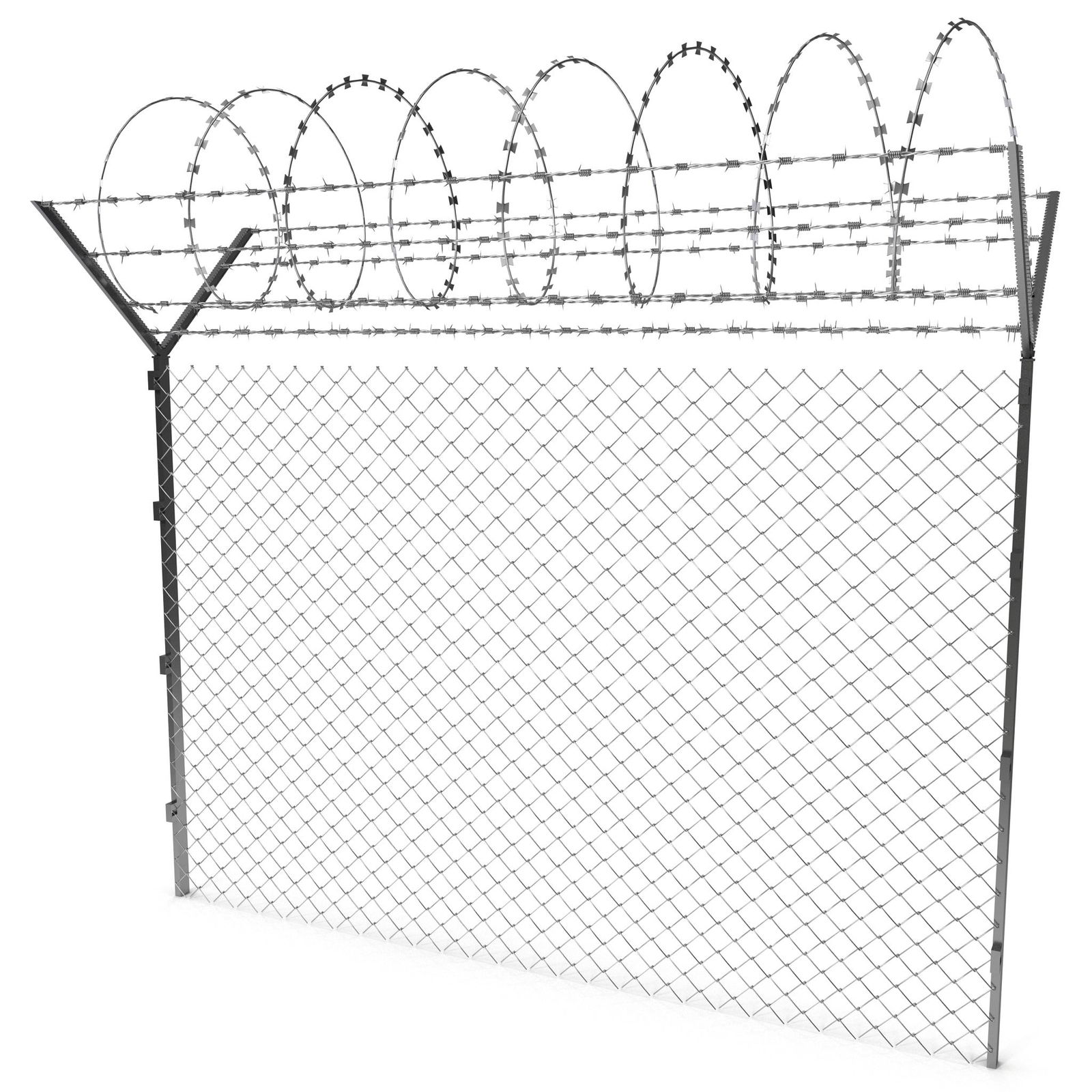 galvanized 8 foot chain link diamond wire mesh fence