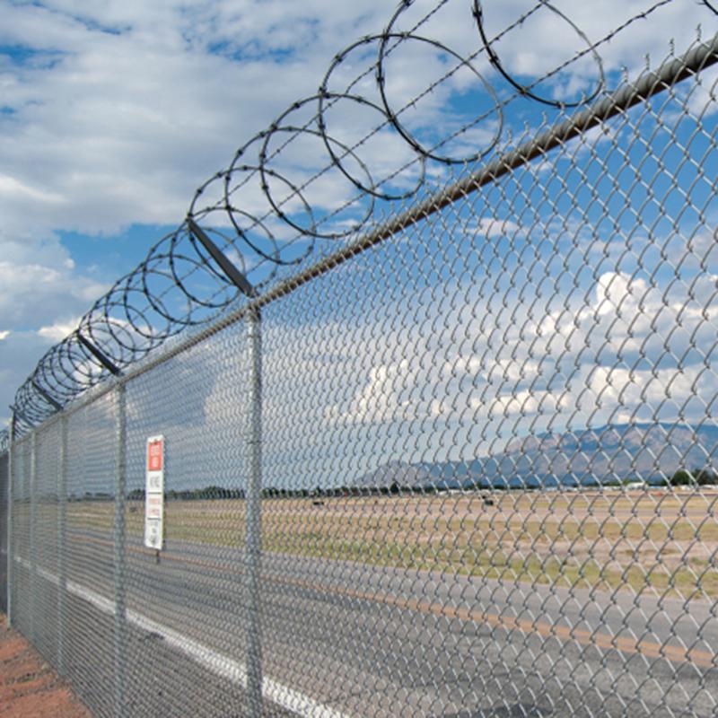 galvanized 8 foot chain link diamond wire mesh fence 3