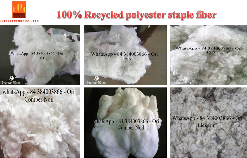100% Recycled Polyester Staple Fiber