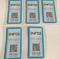 anti fake self destructive tamper proof nfc antenna chip tags disposable rfid ta