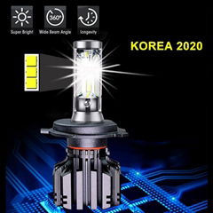 High Bright 5000LM N1 CARSON H1 H3 H4 H7 Economical Auto CAR LED Headlight Bulbs