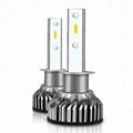  High Lumens 7600LM CSP H1 H4 H7 Small Size Durable Auto Car LED Headlight Bulbs 1