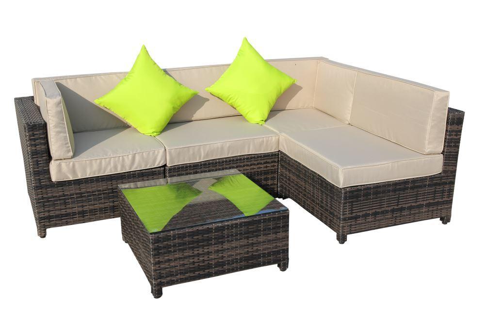 poly rattan furniture DLS poly rattan sofa set (Vietnam