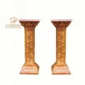 Factory Supply Modern White Marble Column Decorative Pillar 1