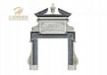 Hand Carved Black Marble Door Frame