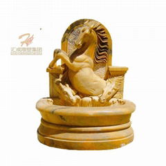 Hand Carved Natural Marble Water Fountain Garden Decoration