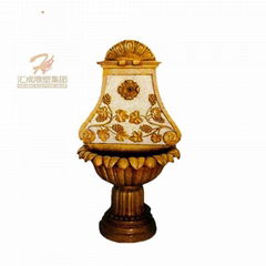 Factory Manufactured Mounted Marble Wall Fountain