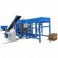 automatic concrete hollow block cement brick road paver making machine  1