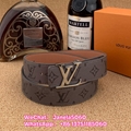               Inspired Men's Belt - Signature Monogram Pattern Strap 2
