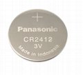 3V CR2477 Panasonic button cell battery for watch