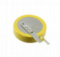 Lithium battery 3v cr2032 with solder tabs pins cr2032 battery