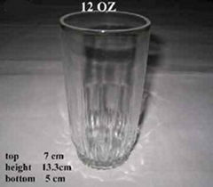 High Quality V Shape Water and Juice Drinking Glass Cup IP12