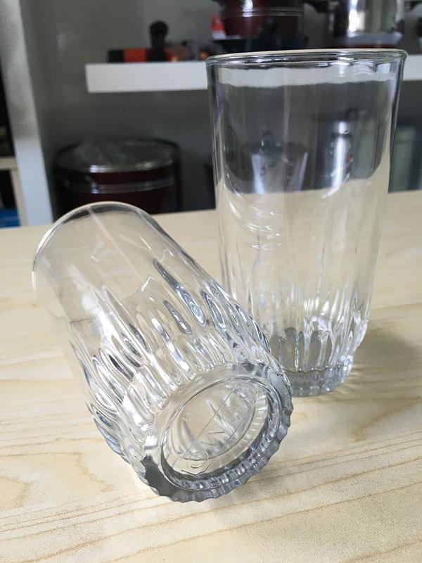 High Quality V Shape Water and Juice Drinking Glass Cup IP12 5