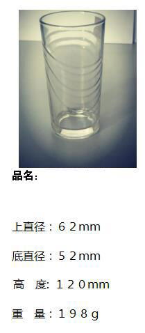 Single Wall Glass Cup with High Borosilicate Glass SDY-HH0300 4