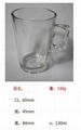 New Design Fish Shaped Water Glass Cup SDY-HH0312