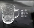 Tall Round Glass Water Cup Drinking Ware SDY-ML023 1