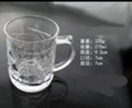Tall Round Glass Water Cup Drinking Ware SDY-ML023