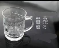 Tall Round Glass Water Cup Drinking Ware SDY-ML023