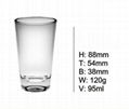 Smooth Machine Pressed Glass Tableware